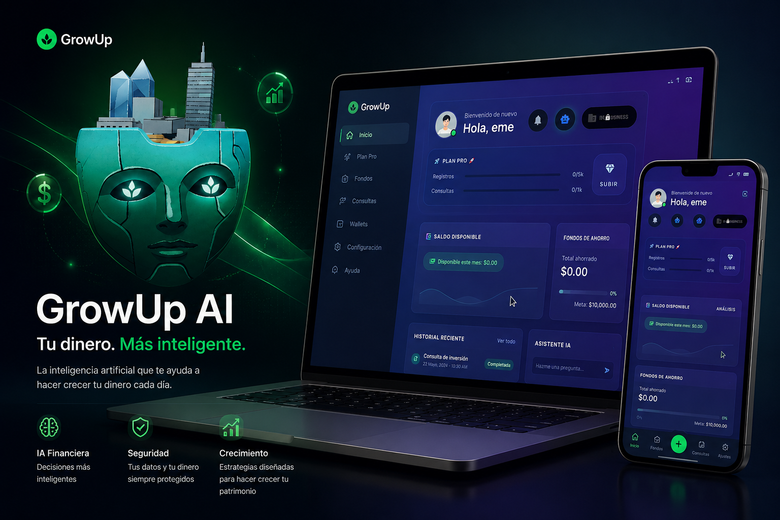 Growup App de Finanzas